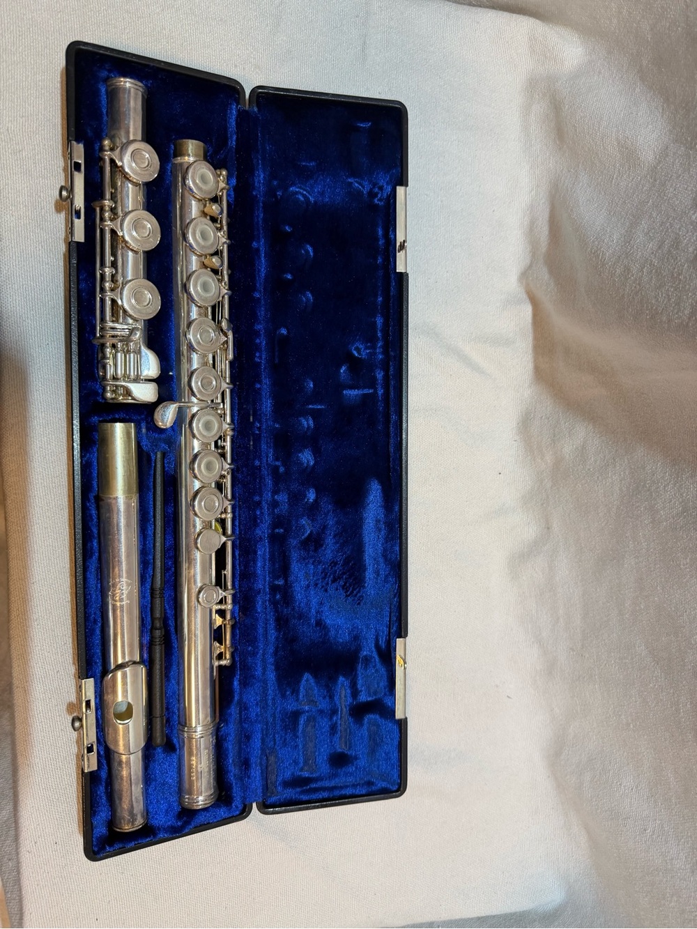 Gemeinhardt Flute Model 3 Intermediate Silver Plated W/ Case Made In USA Nice
